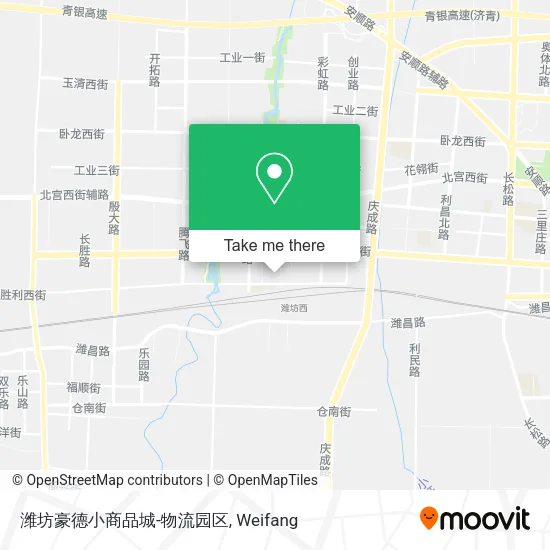 潍坊豪德小商品城-物流园区 map