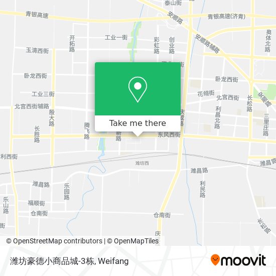 潍坊豪德小商品城-3栋 map