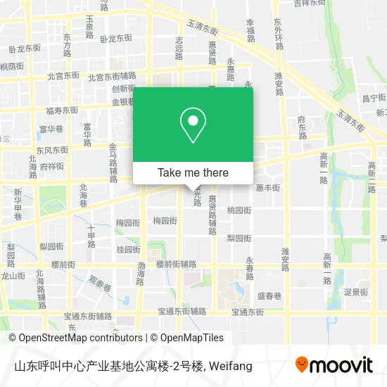 山东呼叫中心产业基地公寓楼-2号楼 map