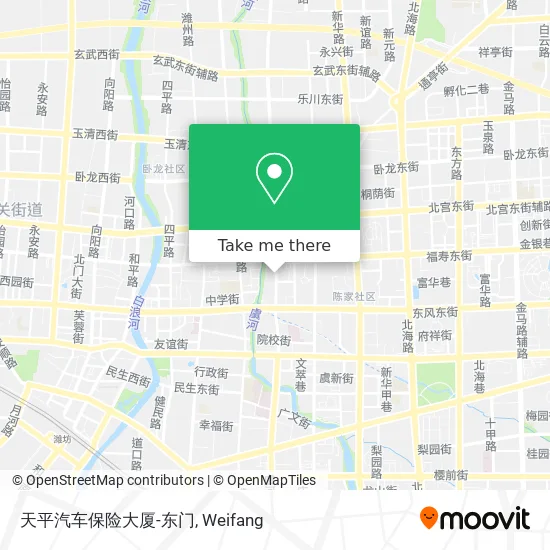 天平汽车保险大厦-东门 map