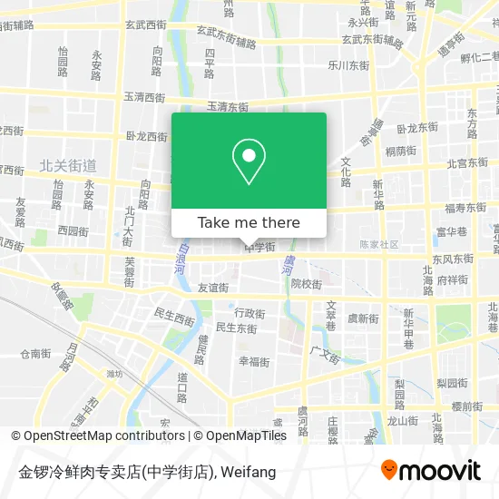 金锣冷鲜肉专卖店(中学街店) map