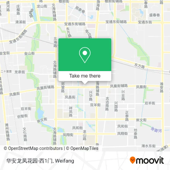 华安龙凤花园-西1门 map