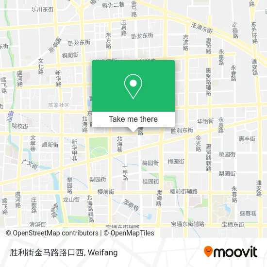 胜利街金马路路口西 map