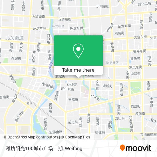 潍坊阳光100城市广场二期 map