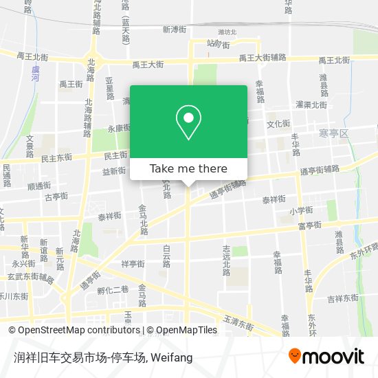 润祥旧车交易市场-停车场 map