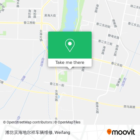 潍坊滨海地尔祥车辆维修 map