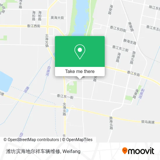 潍坊滨海地尔祥车辆维修 map
