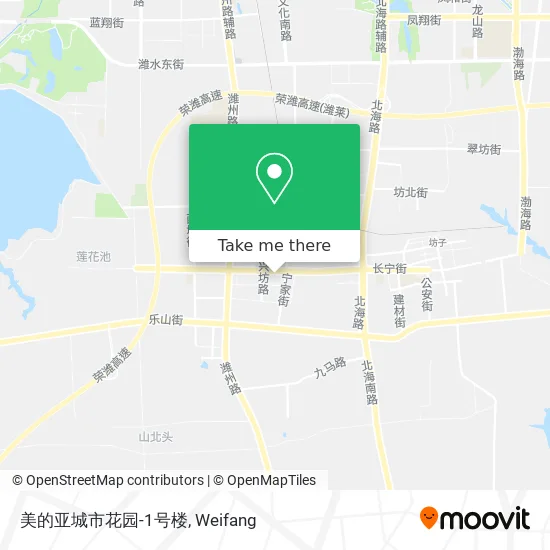 美的亚城市花园-1号楼 map