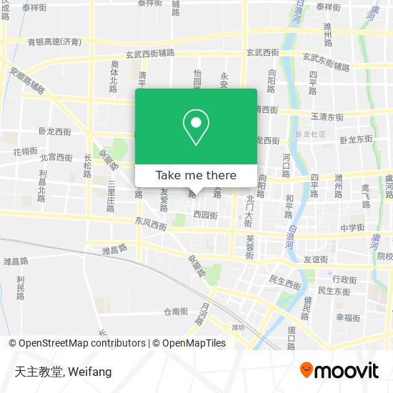 天主教堂 map