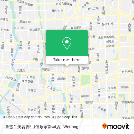 圣雪兰美容养生(佳乐家新华店) map