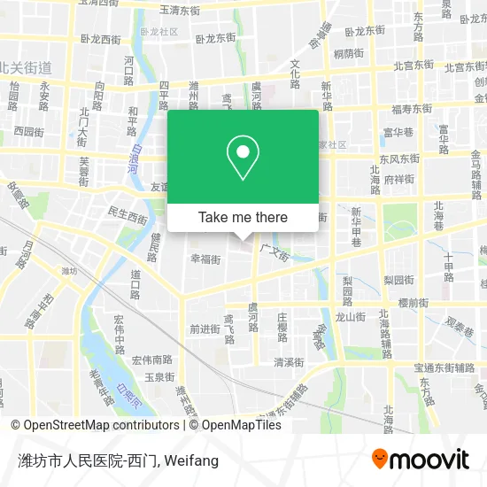 潍坊市人民医院-西门 map