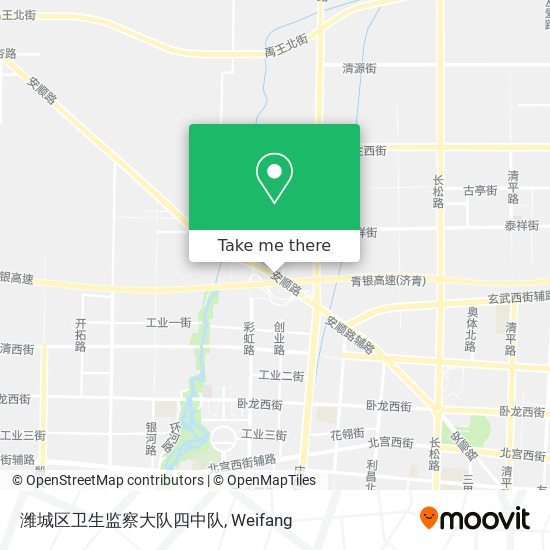 潍城区卫生监察大队四中队 map
