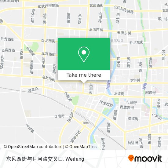 东风西街与月河路交叉口 map