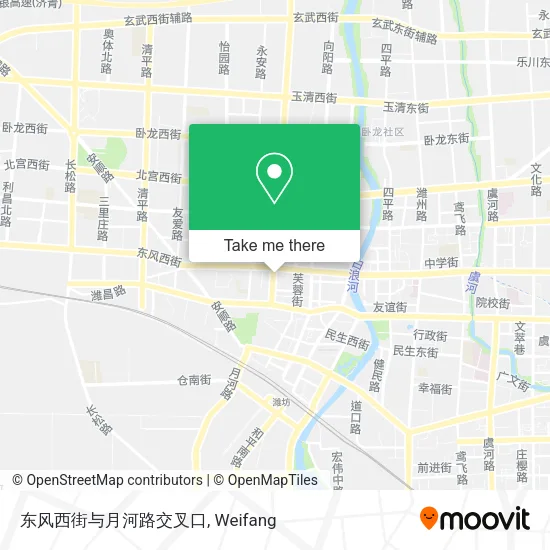 东风西街与月河路交叉口 map