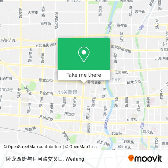 卧龙西街与月河路交叉口 map