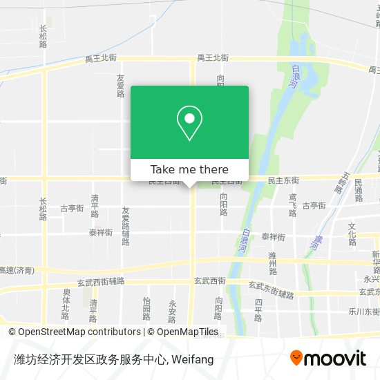 潍坊经济开发区政务服务中心 map