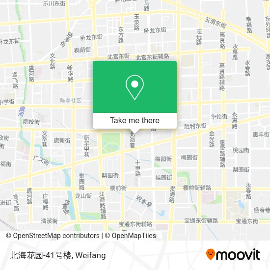 北海花园-41号楼 map