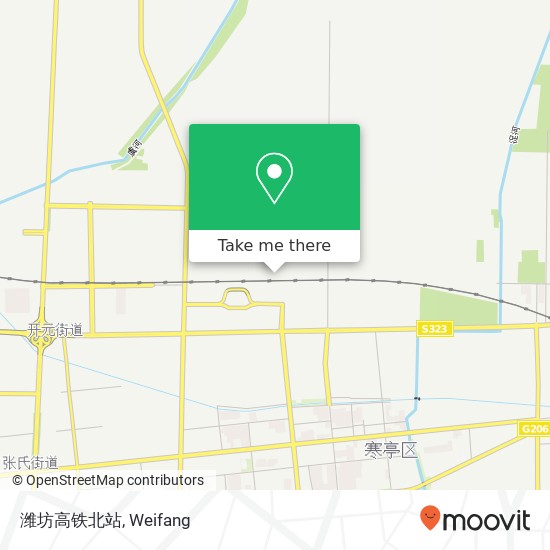 潍坊高铁北站 map