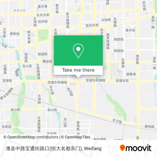 潍县中路宝通街路口(恒大名都东门) map