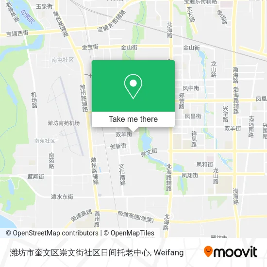 潍坊市奎文区崇文街社区日间托老中心 map