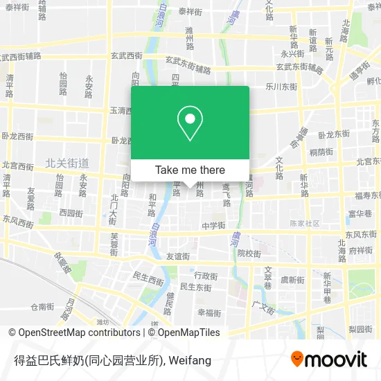 得益巴氏鲜奶(同心园营业所) map