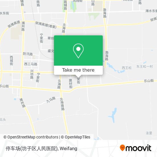 停车场(坊子区人民医院) map