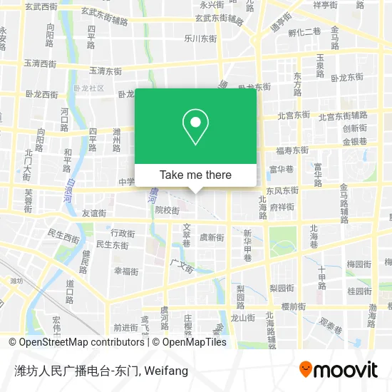 潍坊人民广播电台-东门 map