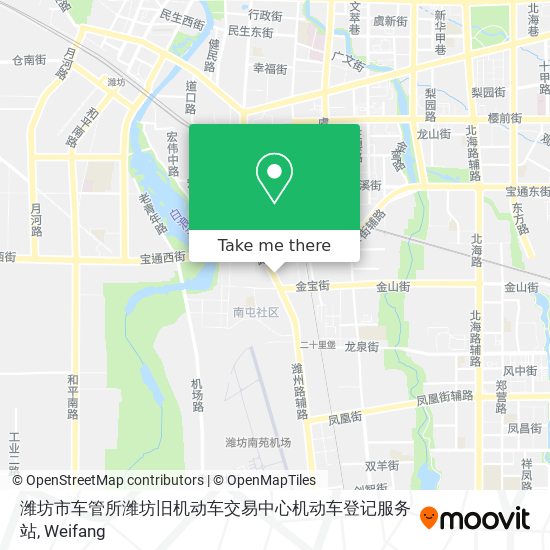 潍坊市车管所潍坊旧机动车交易中心机动车登记服务站 map