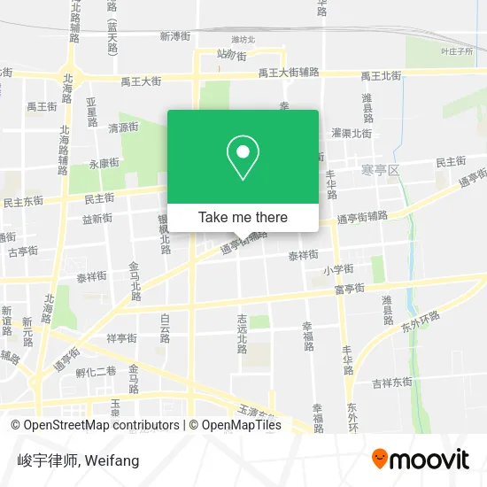 峻宇律师 map