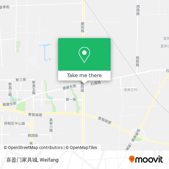 喜盈门家具城 map