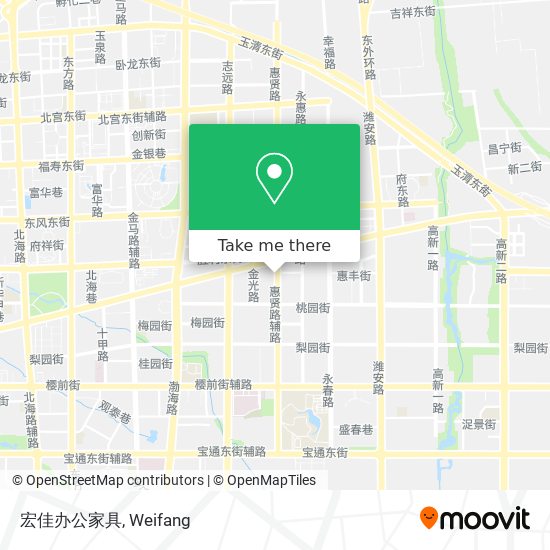 宏佳办公家具 map