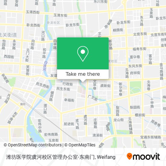 潍坊医学院虞河校区管理办公室-东南门 map