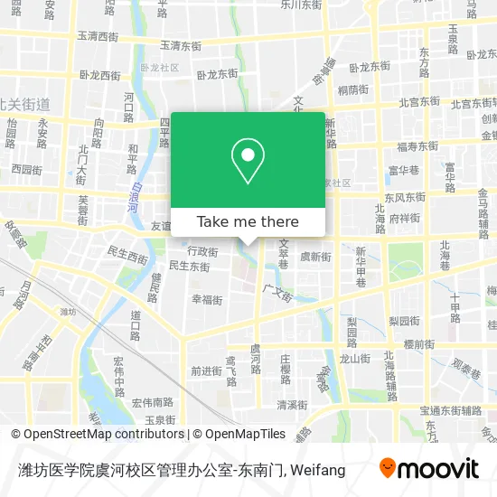潍坊医学院虞河校区管理办公室-东南门 map
