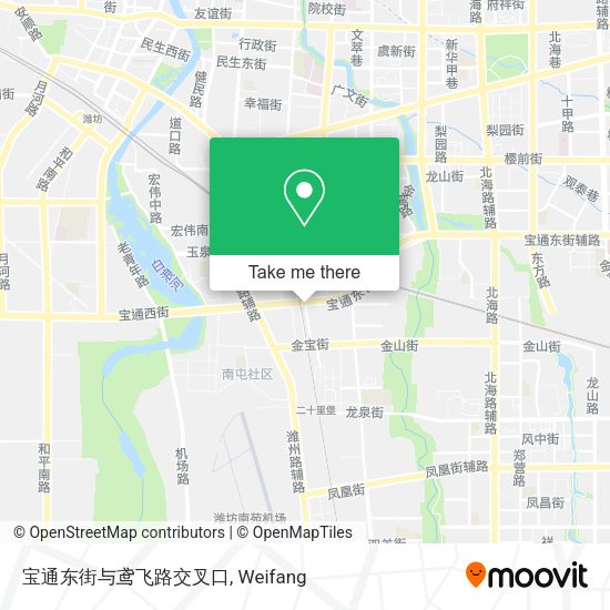 宝通东街与鸢飞路交叉口 map