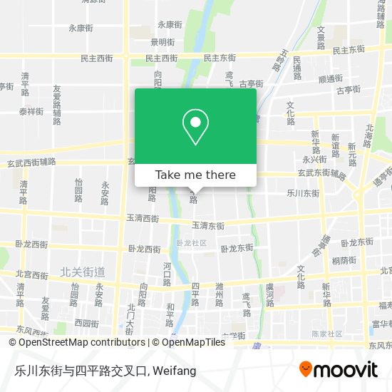 乐川东街与四平路交叉口 map