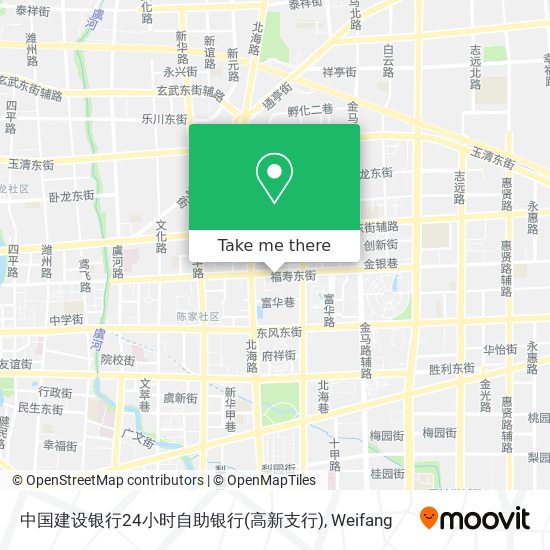 中国建设银行24小时自助银行(高新支行) map