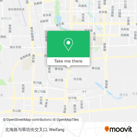 北海路与翠坊街交叉口 map
