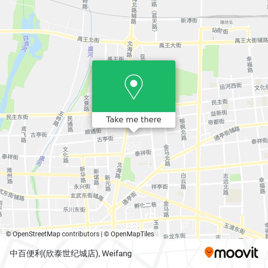 中百便利(欣泰世纪城店) map
