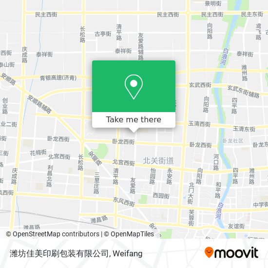 潍坊佳美印刷包装有限公司 map