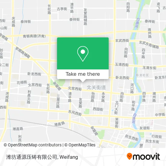 潍坊通源压铸有限公司 map