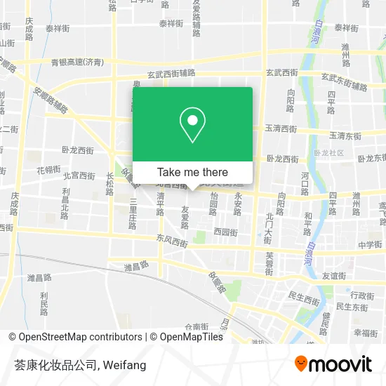 荟康化妆品公司 map