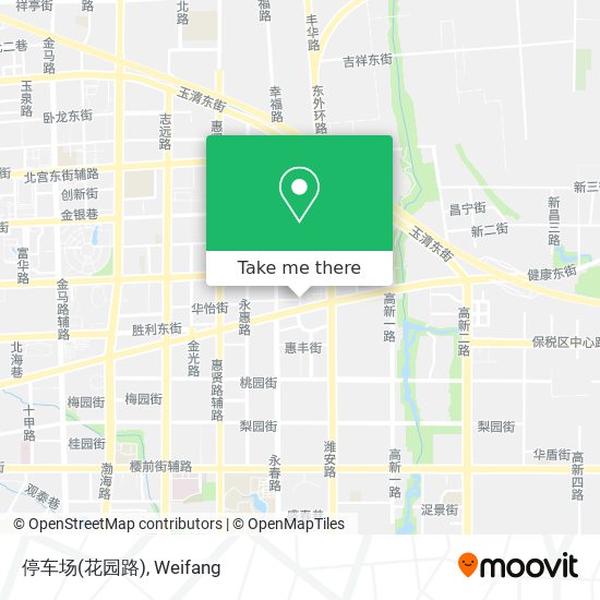停车场(花园路) map