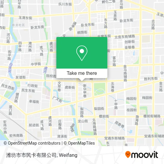 潍坊市市民卡有限公司 map