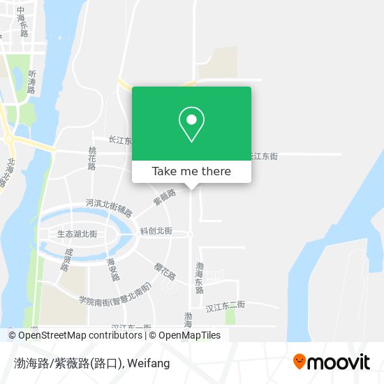 渤海路/紫薇路(路口) map