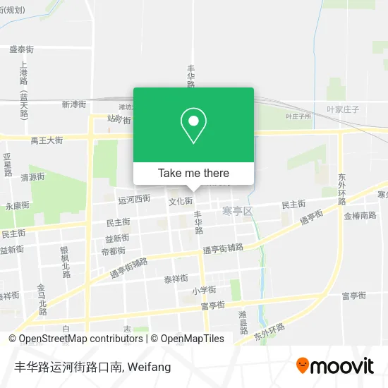 丰华路运河街路口南 map