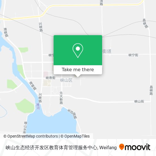 峡山生态经济开发区教育体育管理服务中心 map
