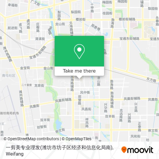 一剪美专业理发(潍坊市坊子区经济和信息化局南) map