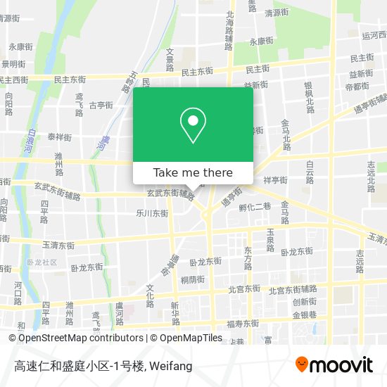 高速仁和盛庭小区-1号楼 map