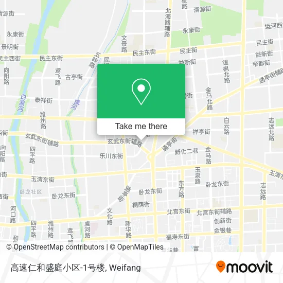 高速仁和盛庭小区-1号楼 map
