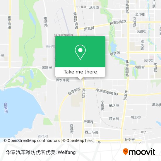 华泰汽车潍坊优客优美 map